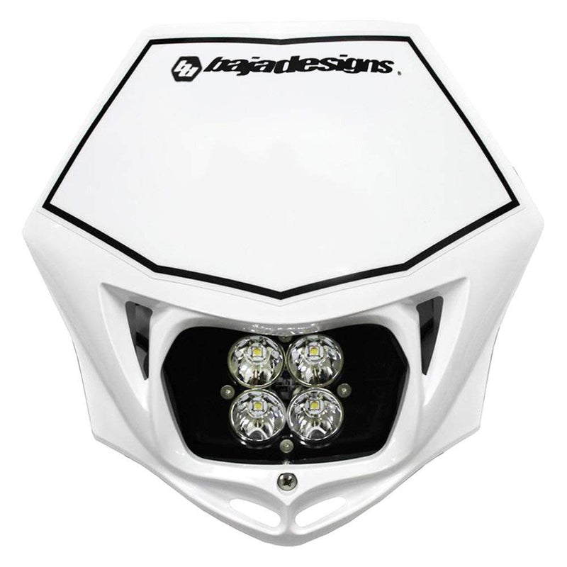 Baja Designs Squadron Sport Motorcycle A/C Headlight Kit with Shell (White) LED