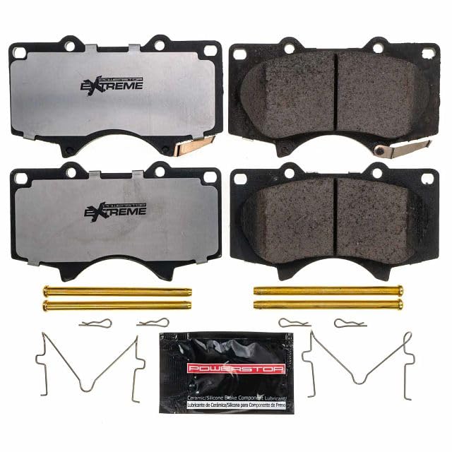 Power Stop Z36-976 Brake Pads Front Truck and Tow For 2003-2009 GX470 | 2003-2009 Toyota 4Runner | 2007-2014 FJ Cruiser | 2001-2007 Sequoia | 2005-2022 Tacoma [6 Lug] | 2000-2006 Tundra