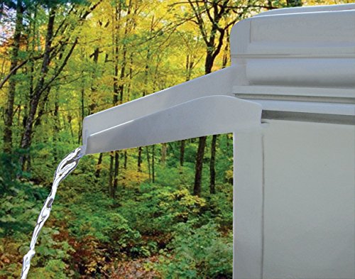 Polar White JR Products 655-PW-A Rigid Extended Rain Gutter Spout
