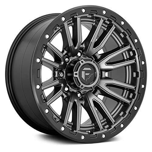 D680 REBEL FUEL OFF-ROAD 20X10, 8X180, 4.79, 18mm MATTE GUN METAL BLACK BEAD RING - D68020001847