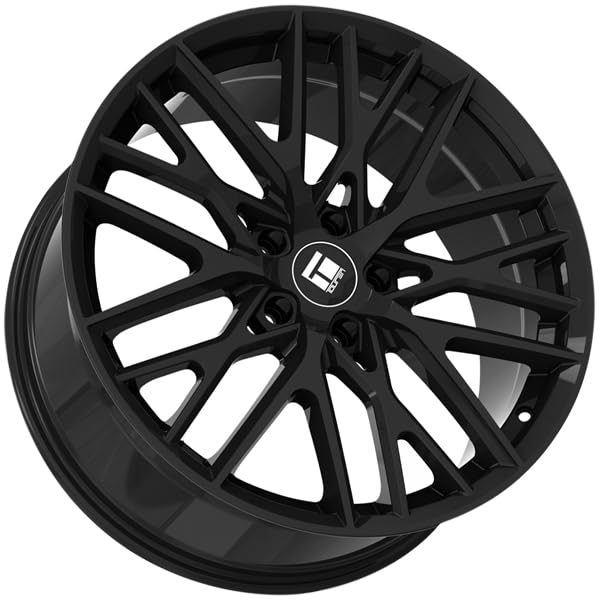 TR91 Touren Gloss Black Wheel with Alloy Steel (20 x 9. inches /120 x 120 mm, 35 mm Offset)