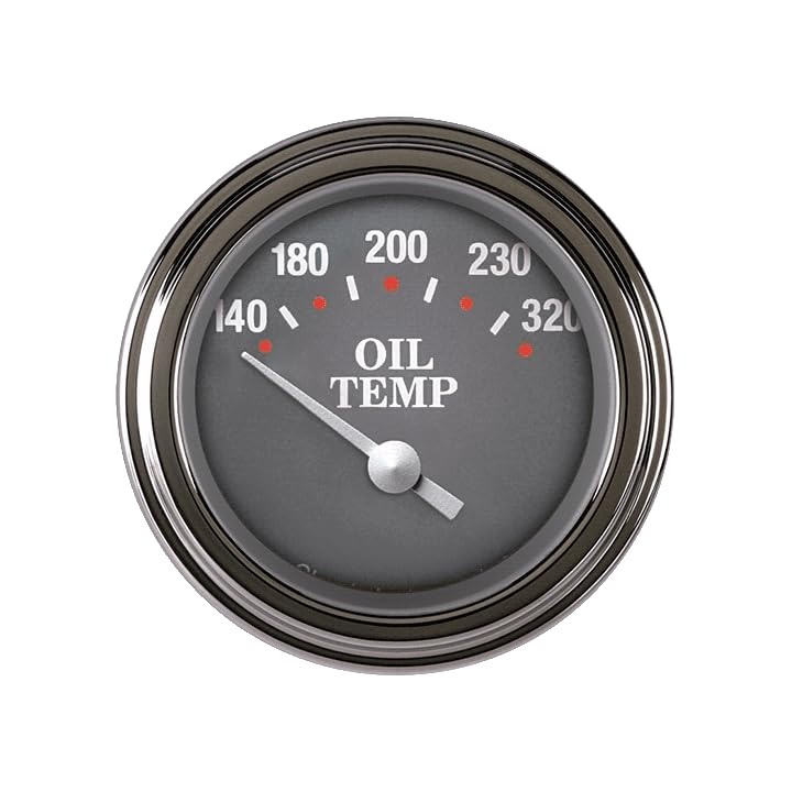 Silver Gray Classic Instruments SG28SLF 2-1/8" Oil Temperature