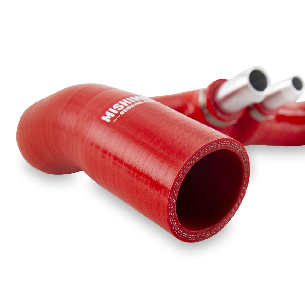 Mishimoto Silicone Coolant Hose Kit MMHOSE-JLP-18ARD, Compatible With 2018+ Jeep Wrangler JL 3.6L W/Automatic Transmission, Red