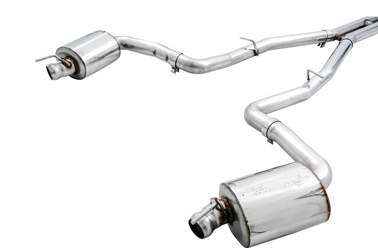 Dodge Challenger AWE Tuning 2015+ 6.4L/6.2L Non-Resonated Touring Edition Exhaust - Use Stock Tips