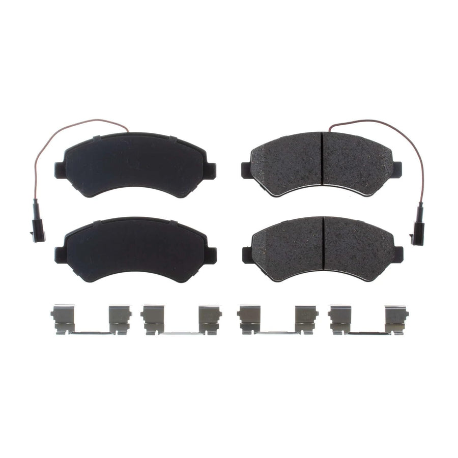 Z17 Power Stop 17-1540A Front Ceramic Brake Pads with Hardware For Ram ProMaster 1500, Ram ProMaster 2500, Ram ProMaster 3500, Ram ProMaster Rapid [Model Specific]