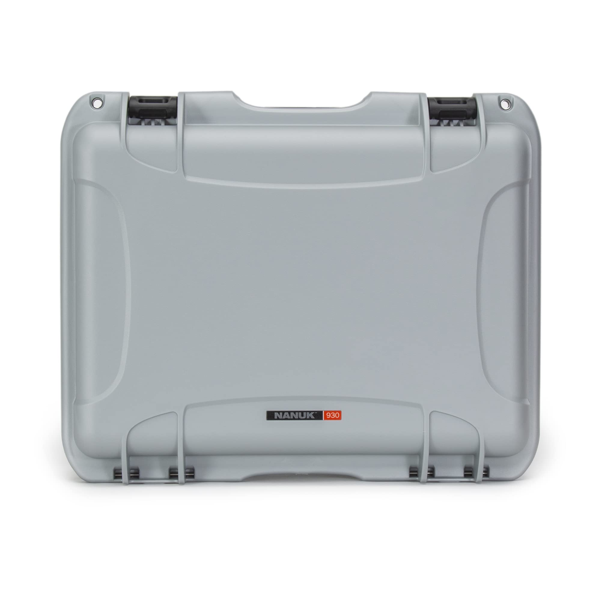 Waterproof Nanuk 930 Hard Case with Lid Organizer and Padded Divider - Silver