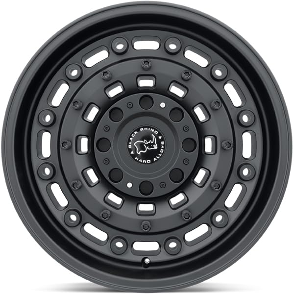 Black Rhino ARSENAL Hard Alloys 16X8, 5X160, 6, +38mm TEXTURED MATTE BLACK - 1680ARS385160M65