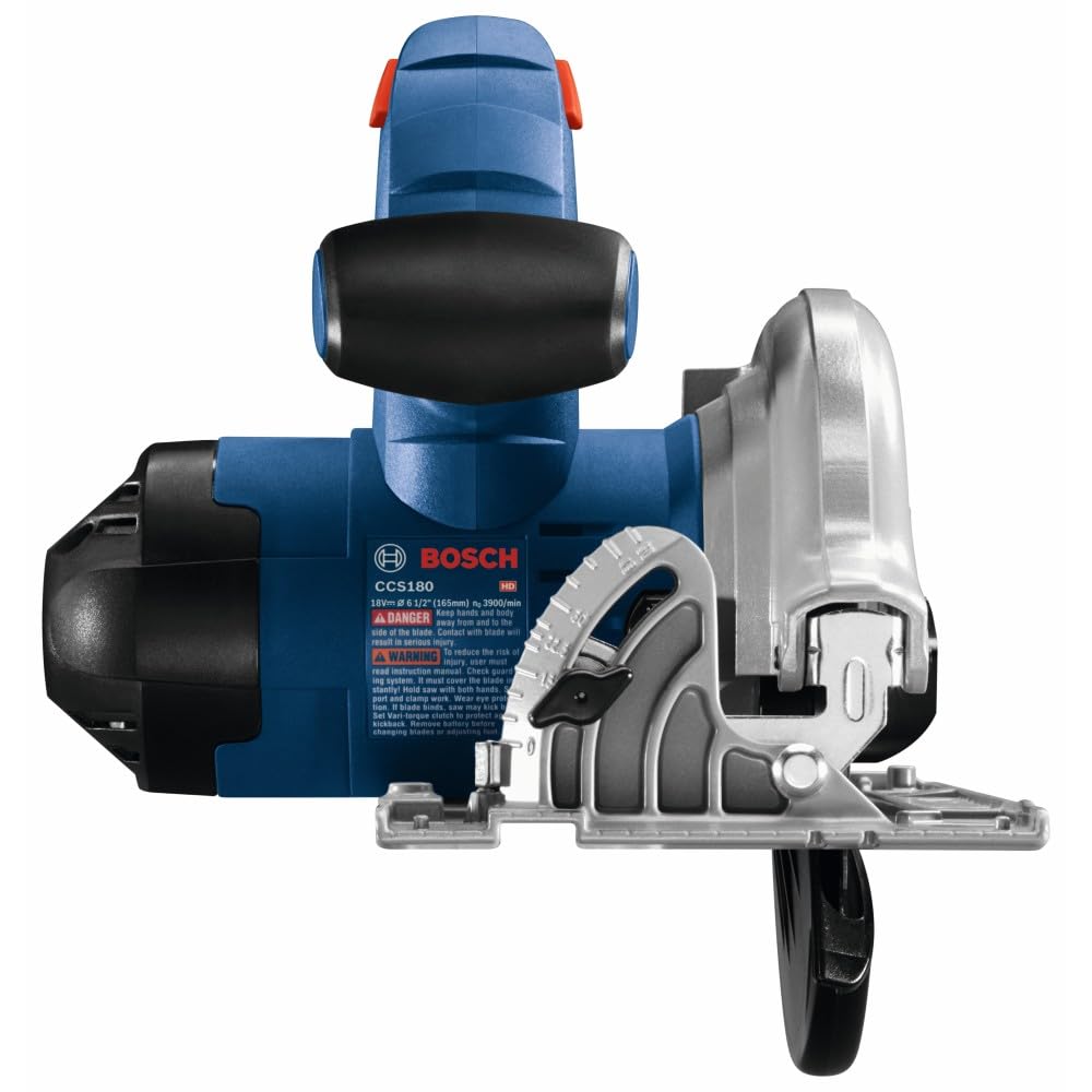 BOSCH 18V CCS180-B15 6-1/2 In. Blade-Left Circular Saw Kit with (1) CORE18V 4 Ah Advanced Power Battery