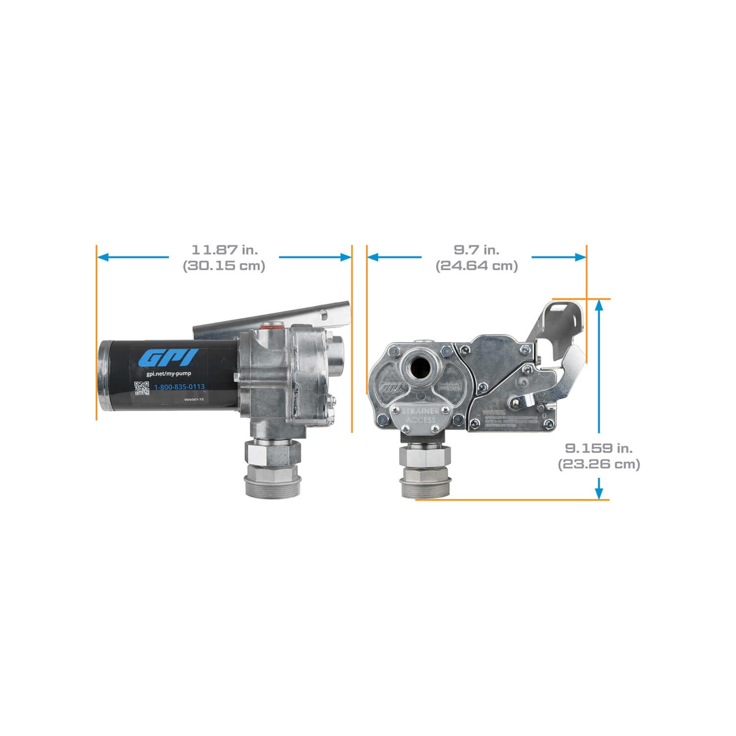 M150S GPI - METHANOL Series, Pump Only, 15 GPM, 12 Volt (110700-01)
