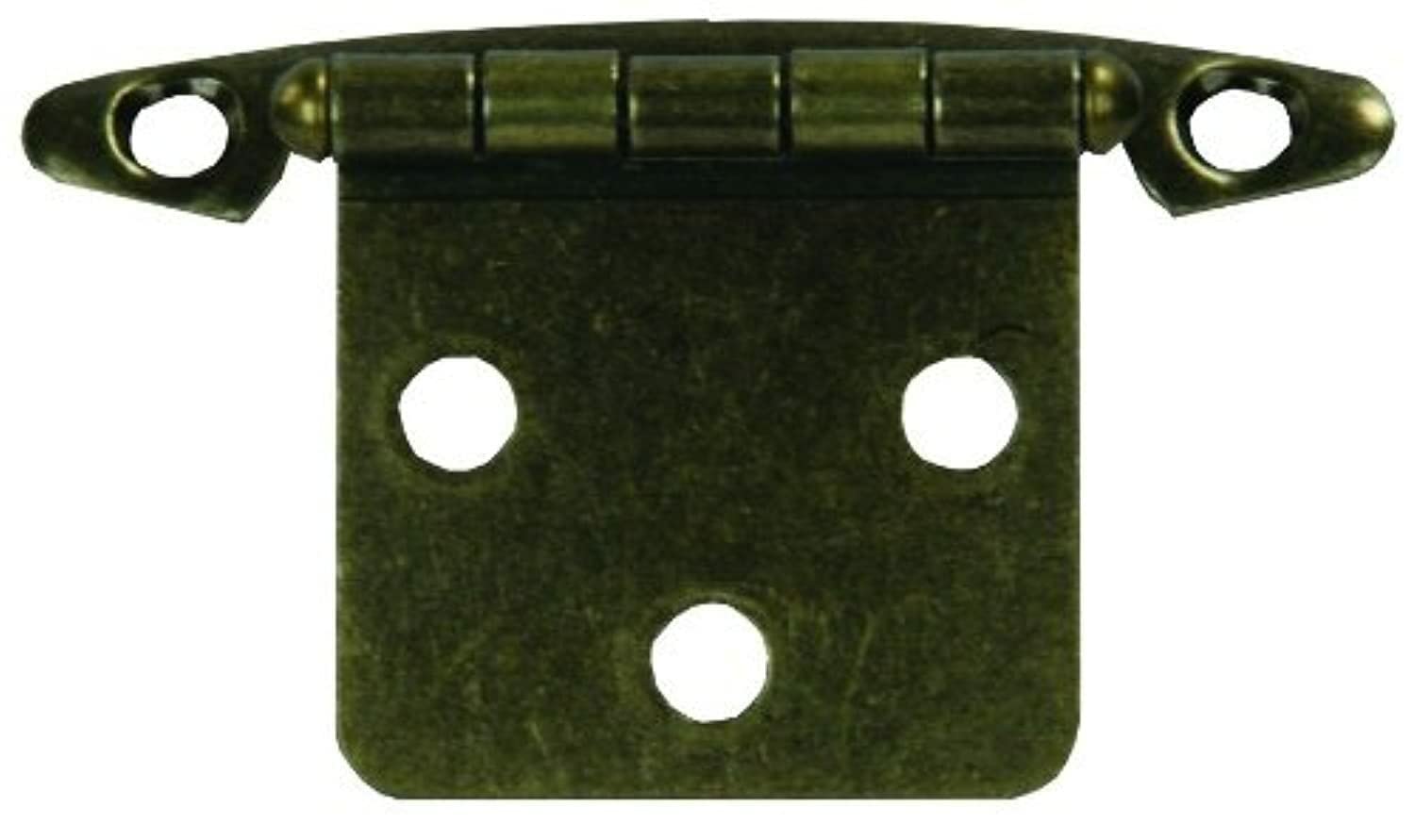Free Swing JR Products 70605 Flush Mount Hinge - Antique Brass