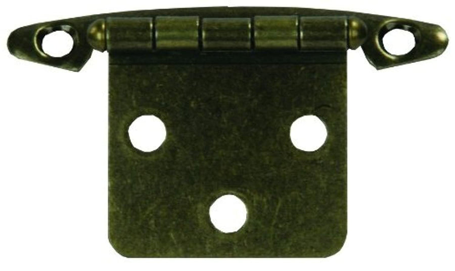 Free Swing JR Products 70605 Flush Mount Hinge - Antique Brass