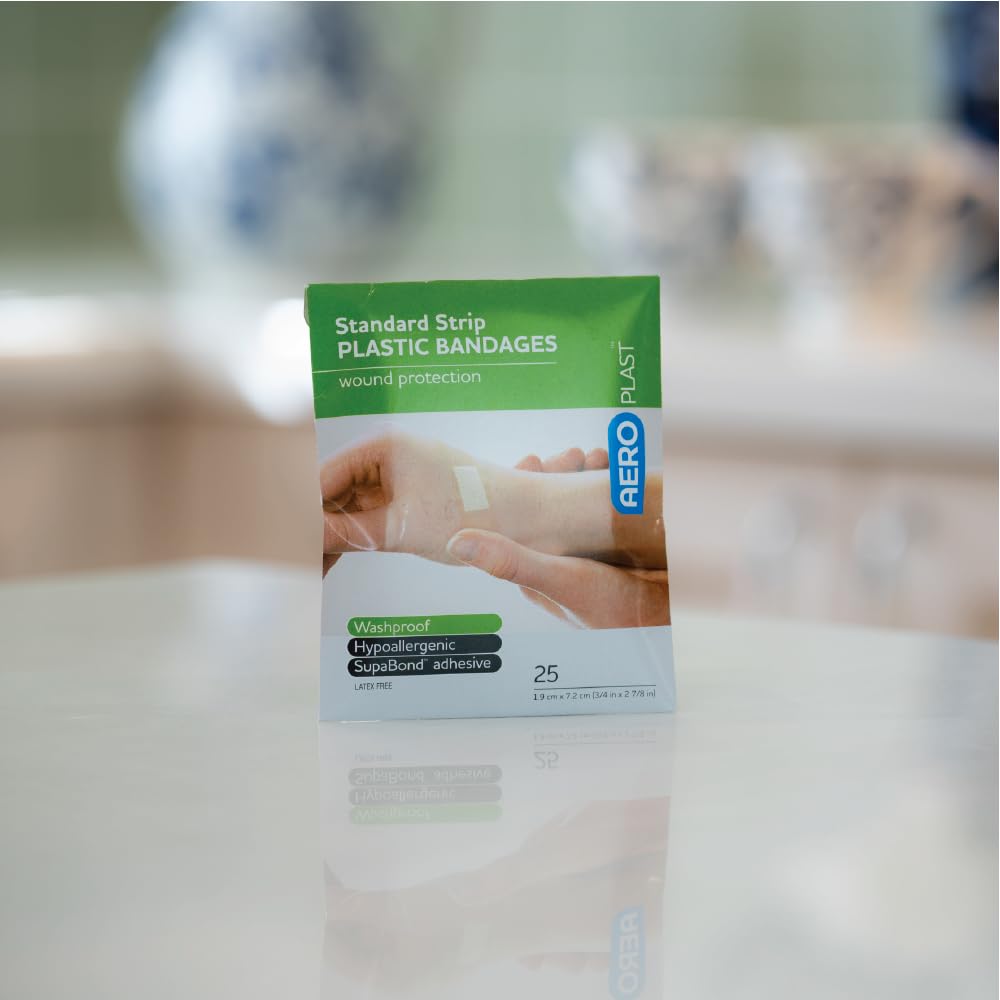 Plastic AEROPLAST Standard Strip 7/8in x 3in pack/25