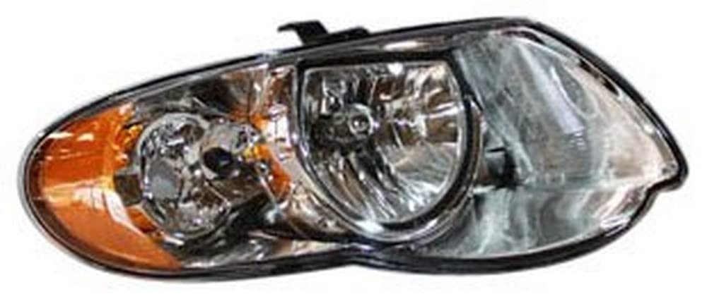 Right Headlight Assembly TYC Compatible with 2005-2007 Chrysler Twn And Country