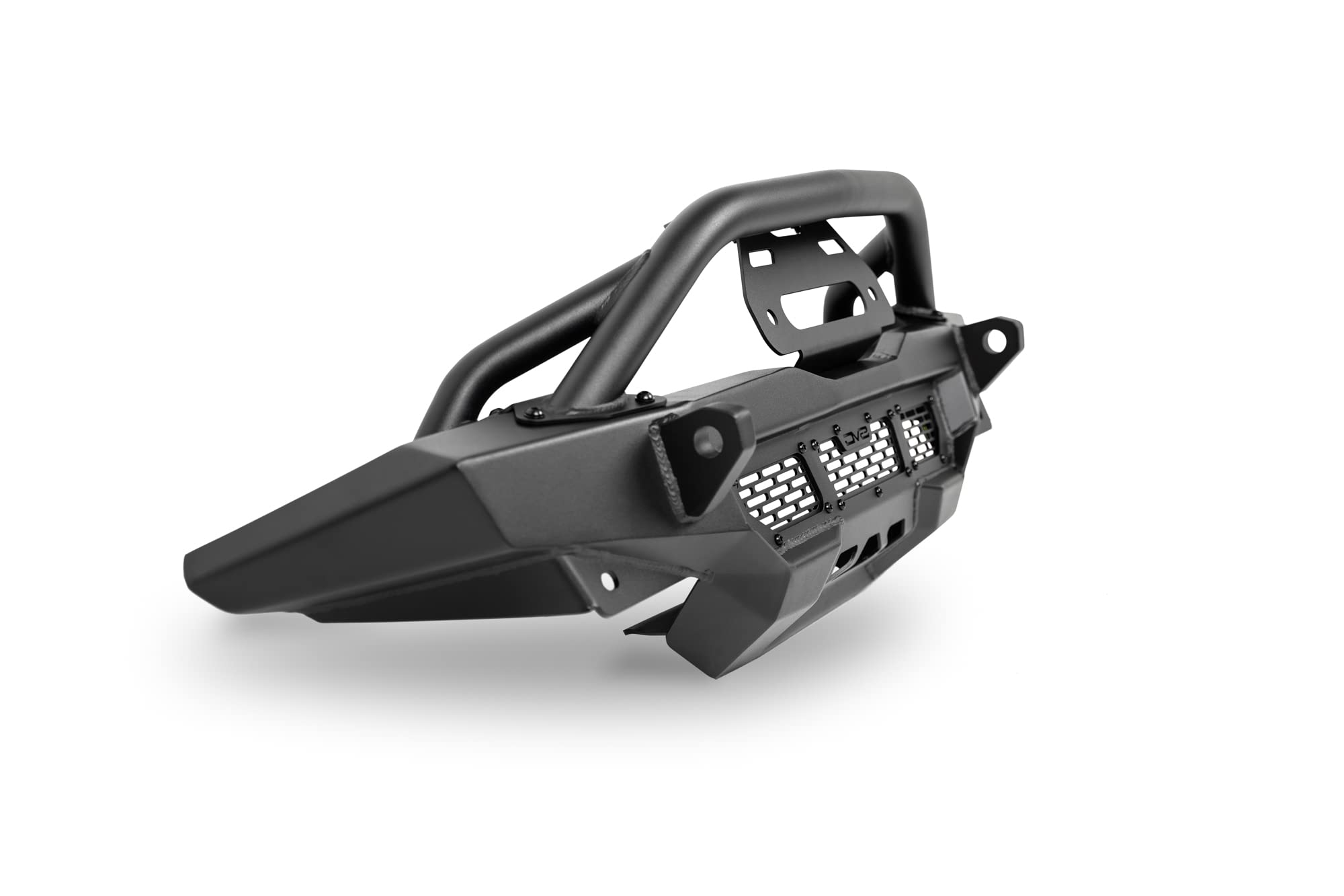 Offroad DV8 Spec Series Front Bumper for 2018-2025 Jeep Wrangler JL & Gladiator JT | Mount LED Light Bar, Pod Lights, or Round Lights | Accepts Multiple Size Winches | Bull Bar For Protection