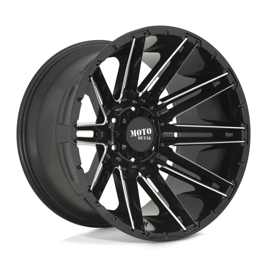 22X10 Moto Metal 6X5.5 4.08-36mm GLOSS BLACK MILLED - MO99822068318N