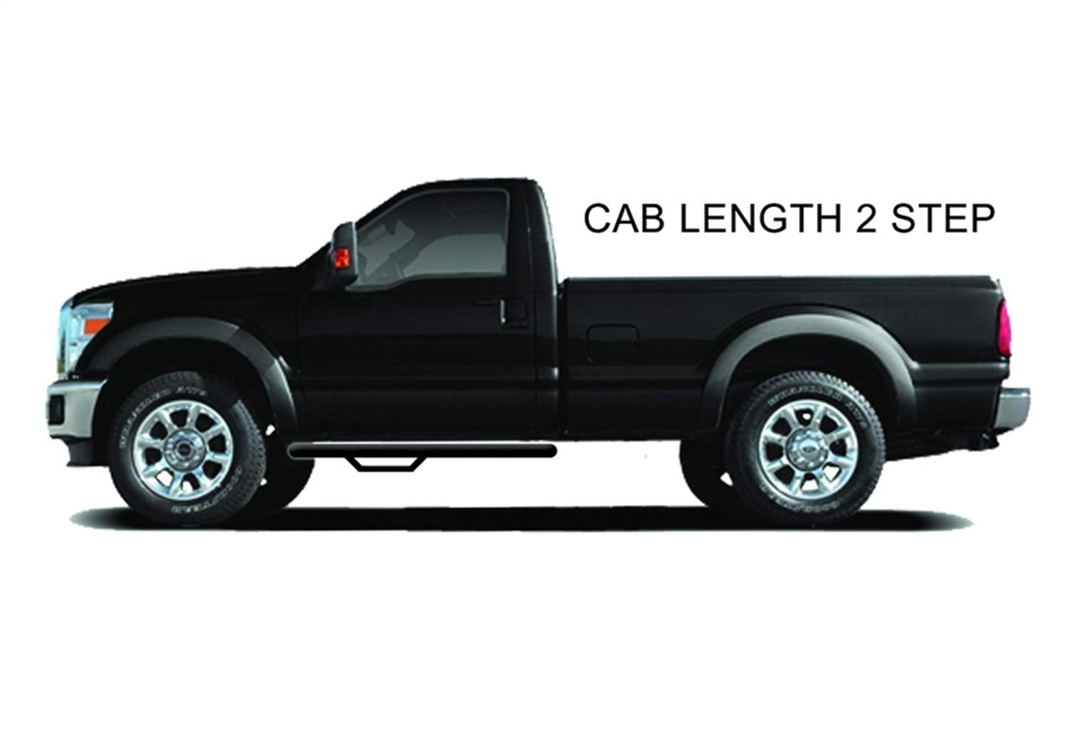 Toyota Tundra Nerf Steps for RealTruck | Heavy Duty Steel, Gloss Black | T0480CC | Fits 2004 - 2006 Toyota Tundra Double Cab