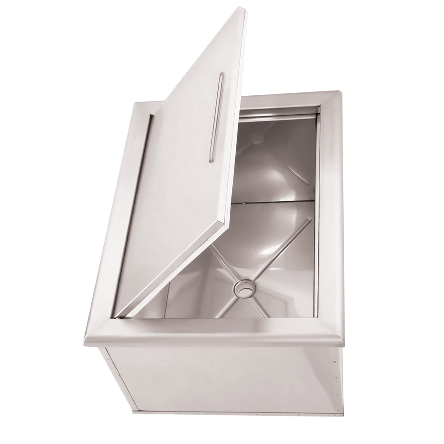 24-Inch Stainless Steel Saber Drop-in Ice Bin Cooler