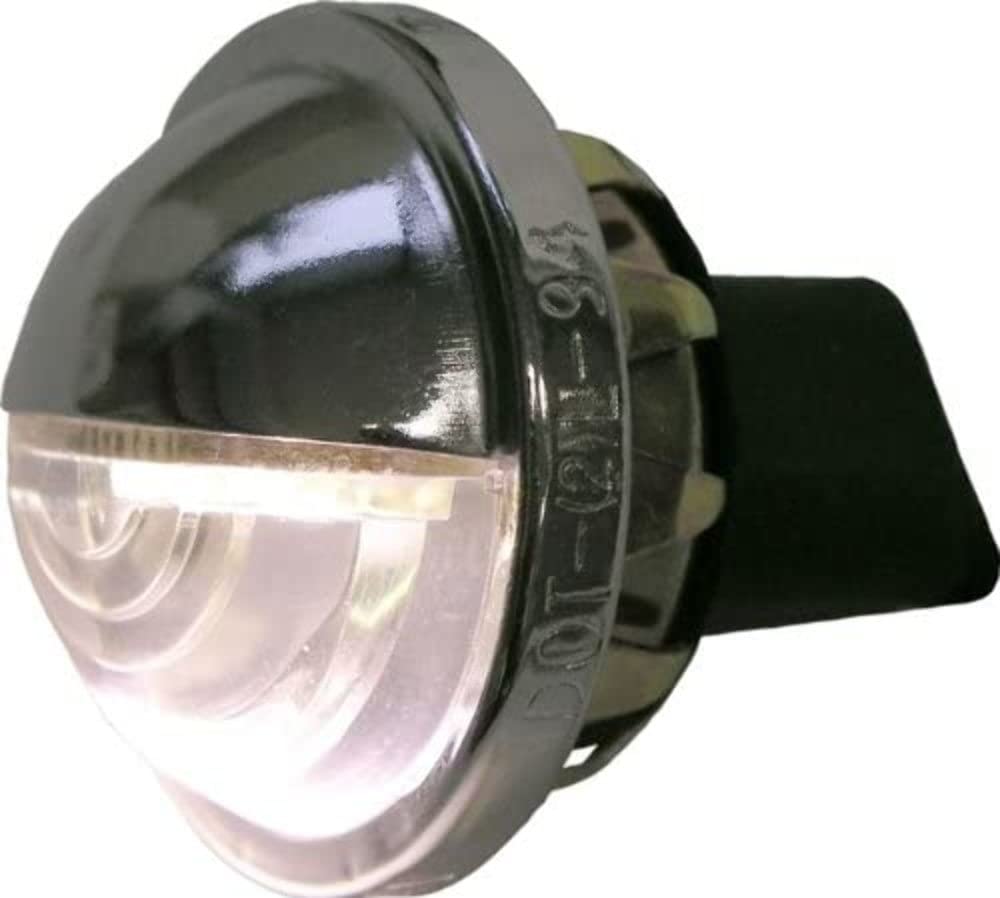 M298C Peterson Mfg Led License Light, Round, Chrome