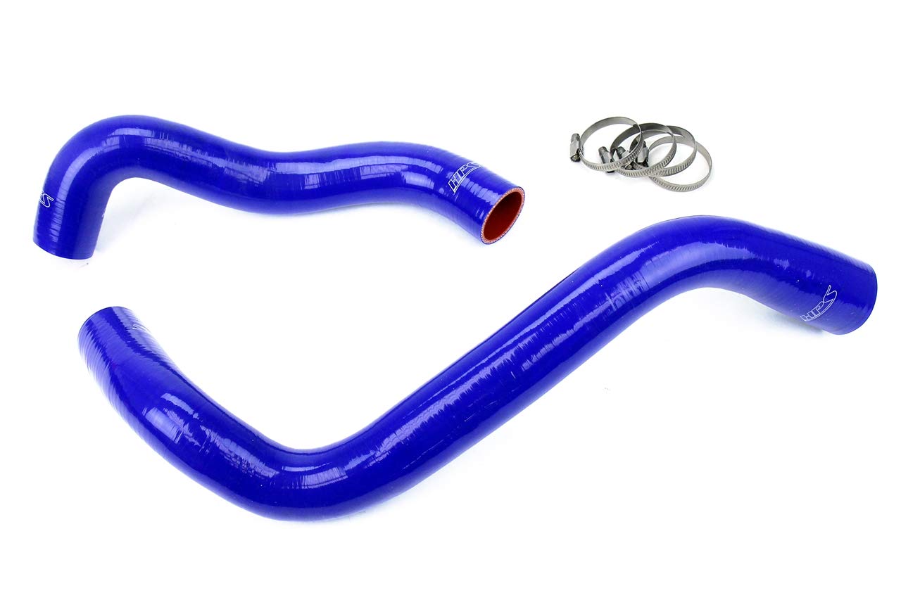 Silicone Radiator Hose Kit HPS (57-1074-BLUE) for Ford F250