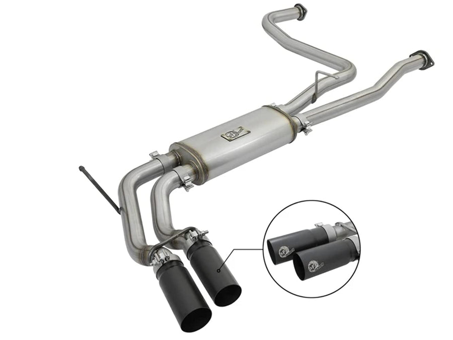 Rebel Series aFe Power 49-46126-B Performance Cat-Back Exhaust System