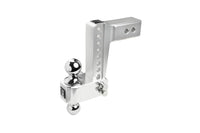2.5" Aluminum BulletProof Hitches - Trailer Hitch (14,000 lb. Rating) - Adjustable Hitch with 6" Drop/Rise and 2" & 2-5/16" Dual Ball - Corrosion-Resistant Tow Hitch