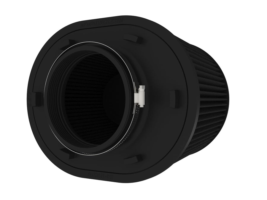 aFe Power Magnum FORCE Replacement Intake Air Filter w/Black Pro 5R Media 5-1/2 IN F x (12-1/4x9-3/4) IN B x (11-1/4x8-3/4) IN T (Inverted) x 8 IN H 24-91205K