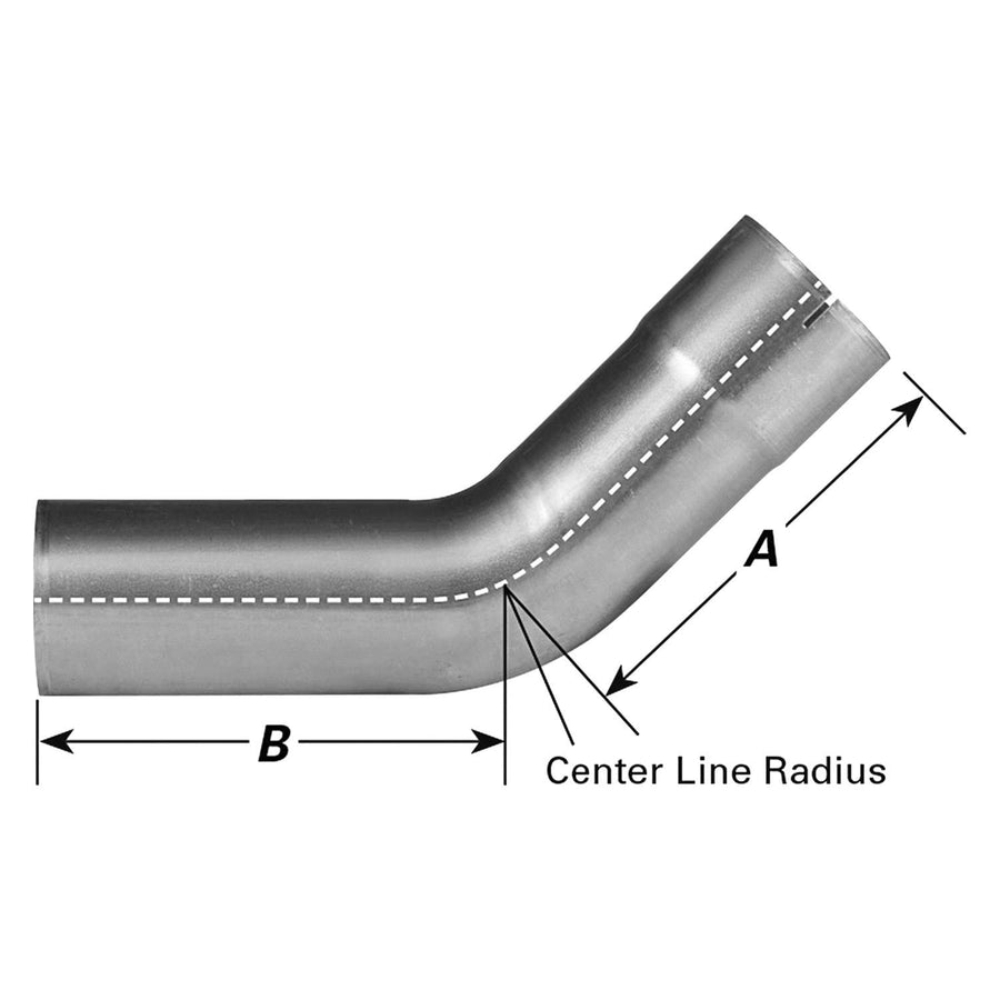 45 Degree AP Exhaust Pipe Elbow (10725)