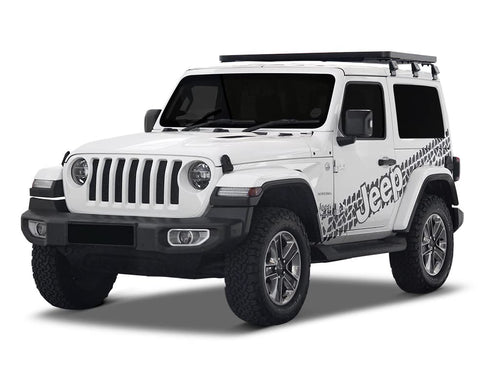 Slimline II Front Runner 1/2 Roof Rack Kit/Tall Compatible with Jeep Wrangler JL 2 Door (2018-Current)