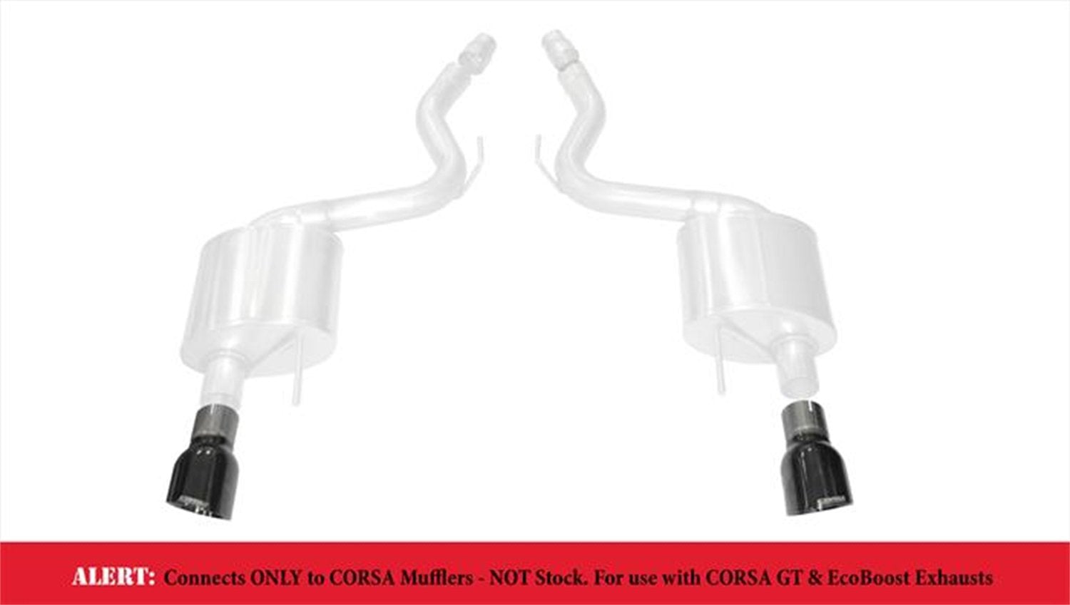 4.5 IN Single Pro-Series Tip Kit | 2015-2017 Ford Mustang GT 5.0L V8 CORSA Systems Black PVD