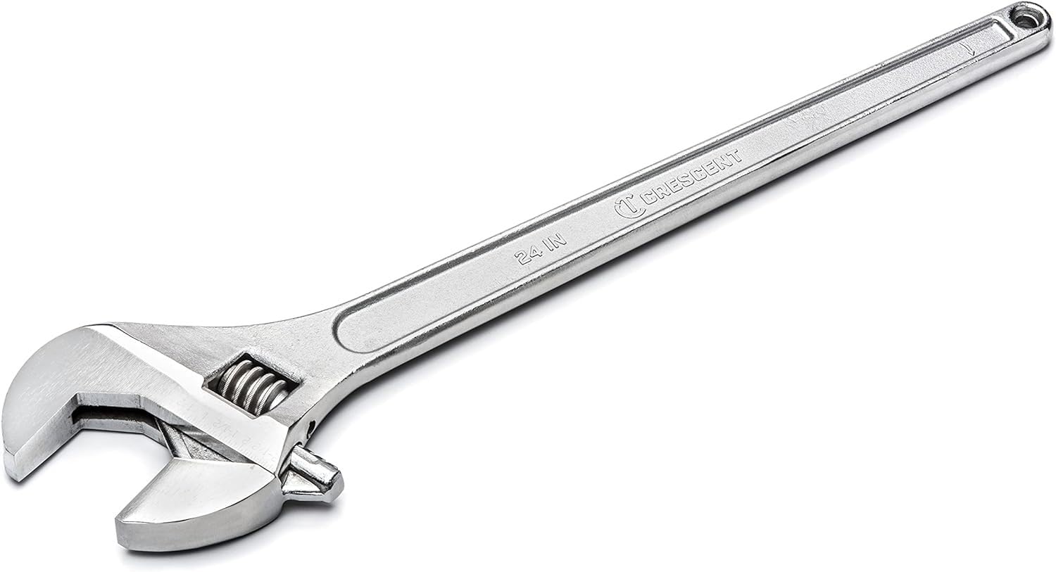 Adjustable Crescent Tapered Handle Wrench - Carded - Home Improvement, Garage & Mechanic Versatile Hand Tool - 24" - AC224VS