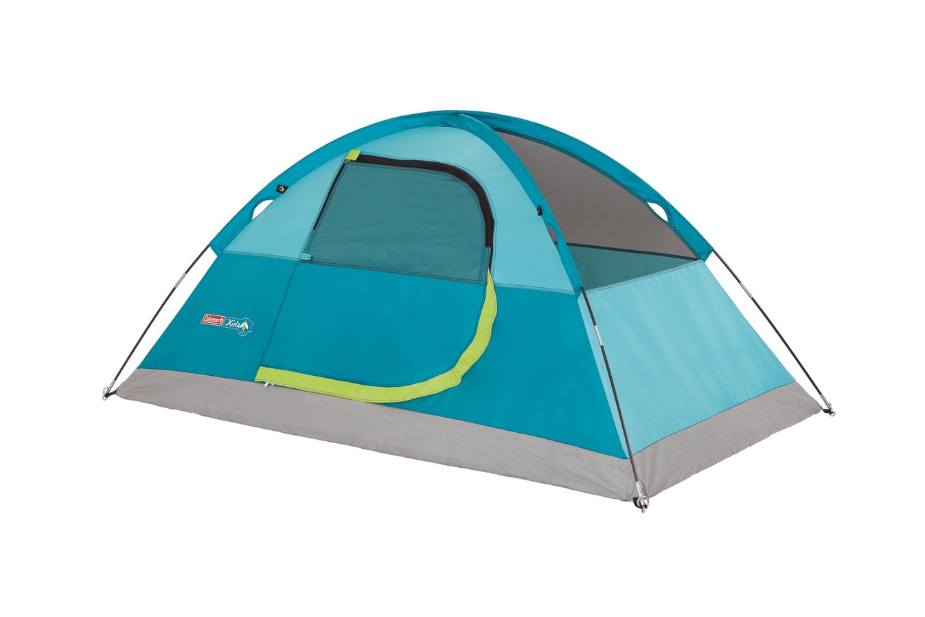 Coleman Kids 2-Person Wonder Lake Tent Glow-In-The-Dark for Campsite Backyard or Indoor Use Sets Up in About 10 Minutes Rainfly Included
