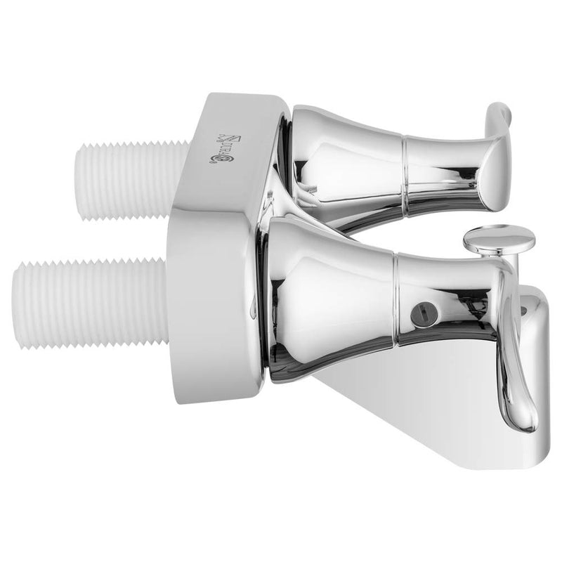 Dura Faucet RV Tub, Shower Faucet Valve Diverter DF-SA110LH-CP with Winged Levers (Chrome)