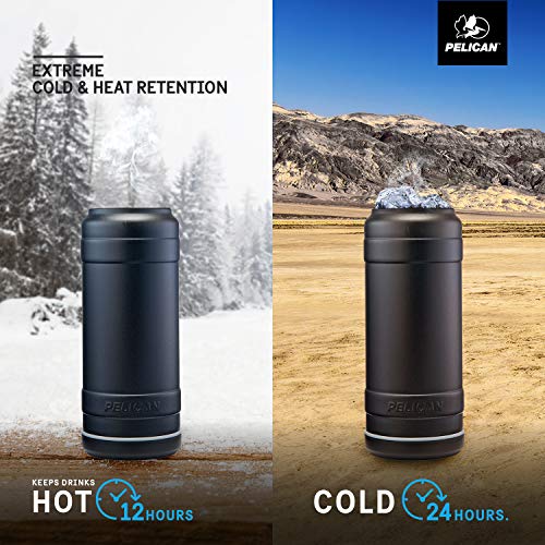 32oz Pelican Bottle (White) | Double Wall Insulated Water Bottle | Keep Hot Drinks for 12 Hours & Cold Drinks for 24 Hours | BPA Free