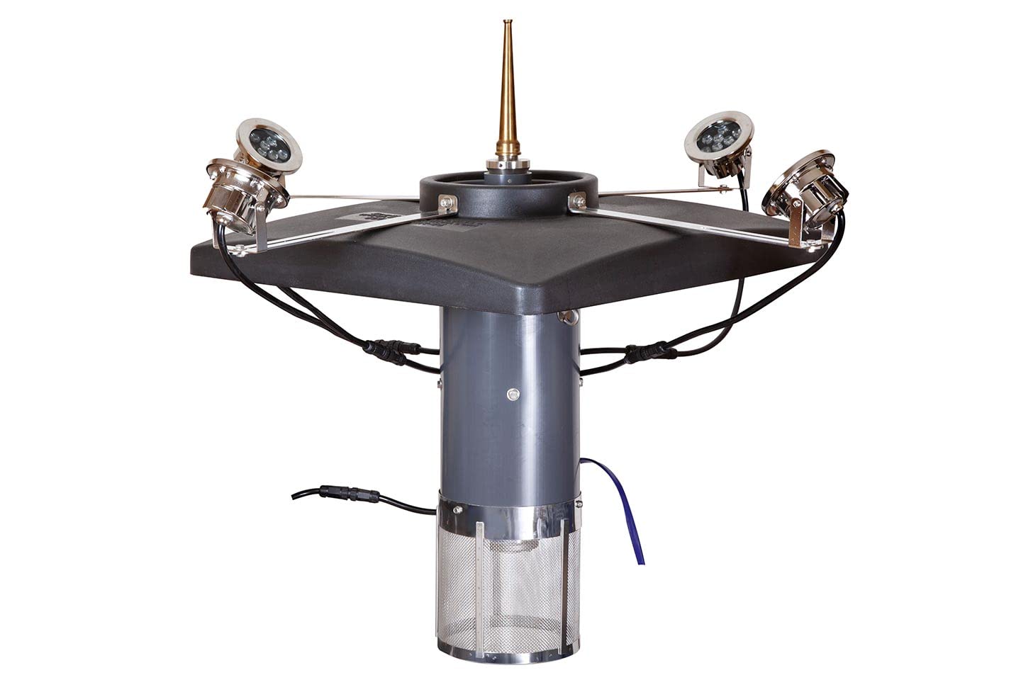 Scott Aerator Outdoor Color Changing Fountain LED Light Set for Fountains & Display Aerators | Three Bulb Color Changing LED Light Kit with 100 Ft Electric Cord (Fountain not Included)