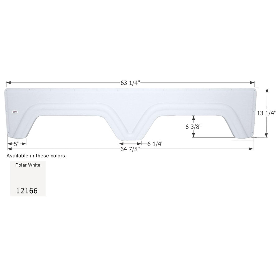 Fender Skirt ICON, Tandem, Glendale, FS2166, Polar White