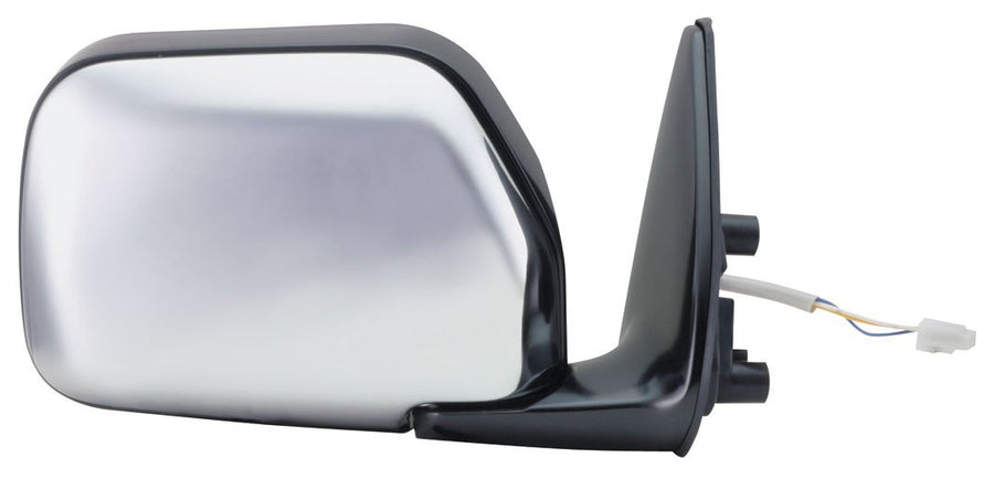 Mirror Passenger Side for Toyota T-0 Pick-Up, Black/Chrome, Foldaway, Power