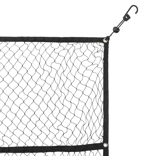 Adjustable CargoSmart Truck Net — Cargo Net for Pickup Truck Bed Adjustable to a Maximum Size of 78” x 55” — Fits on Most Standard Sized Truck Beds