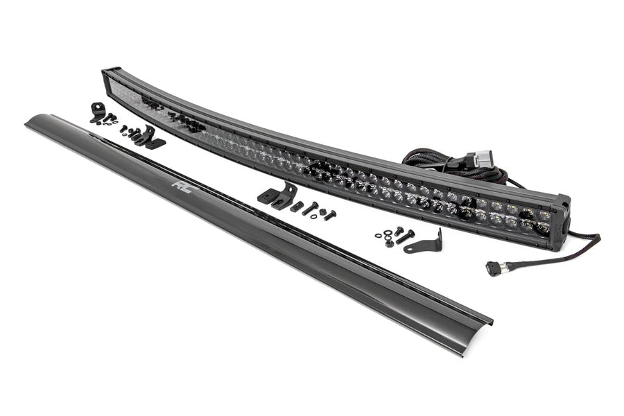 Black Series Rough Country 54" Curved Dual Row DRL CREE LED Light Bar - 72954BD