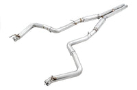Dodge Challenger AWE Tuning 2015+ 6.4L/6.2L Supercharged Track Edition Exhaust - Use Stock Tips