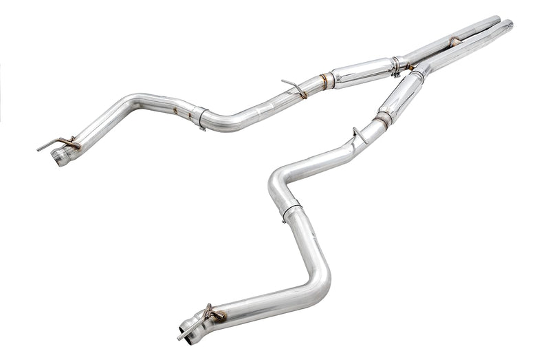 Dodge Challenger AWE Tuning 2015+ 6.4L/6.2L Supercharged Track Edition Exhaust - Use Stock Tips