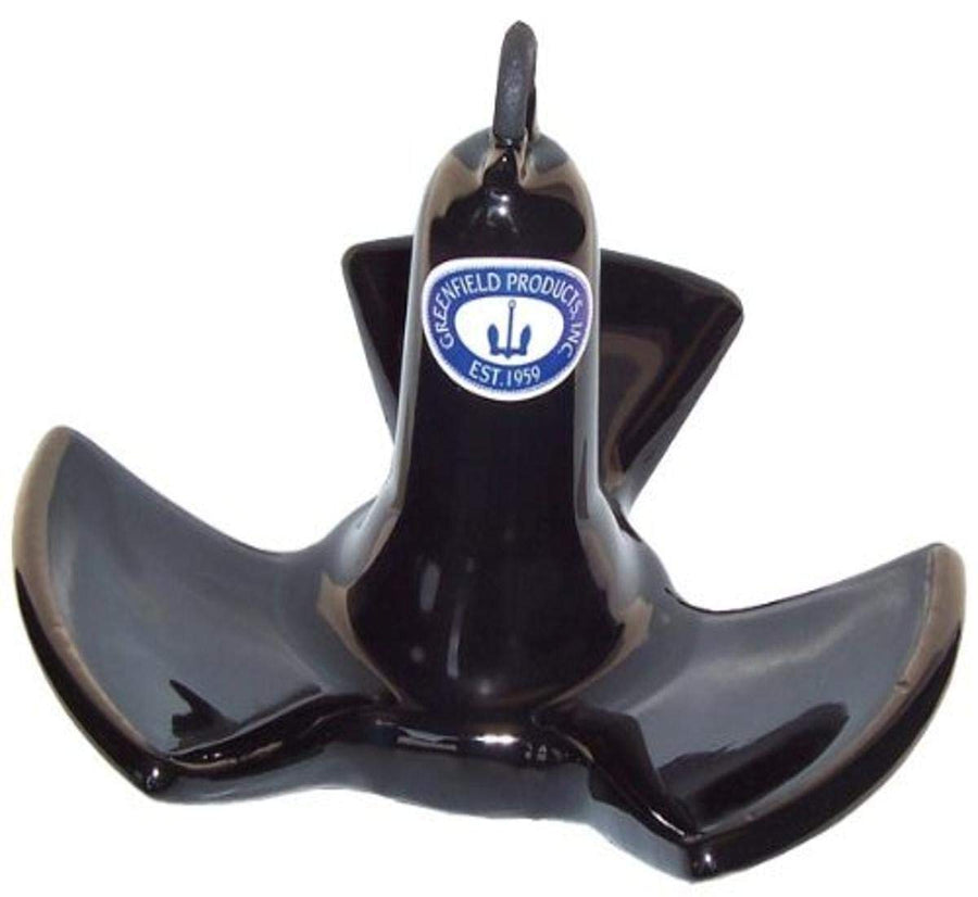 Vinyl Coated Greenfield 520B River Anchor - Black (19-20 lb.)