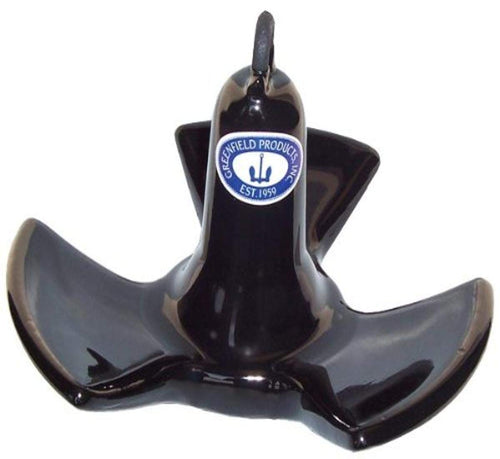 Vinyl Coated Greenfield 520B River Anchor - Black (19-20 lb.)