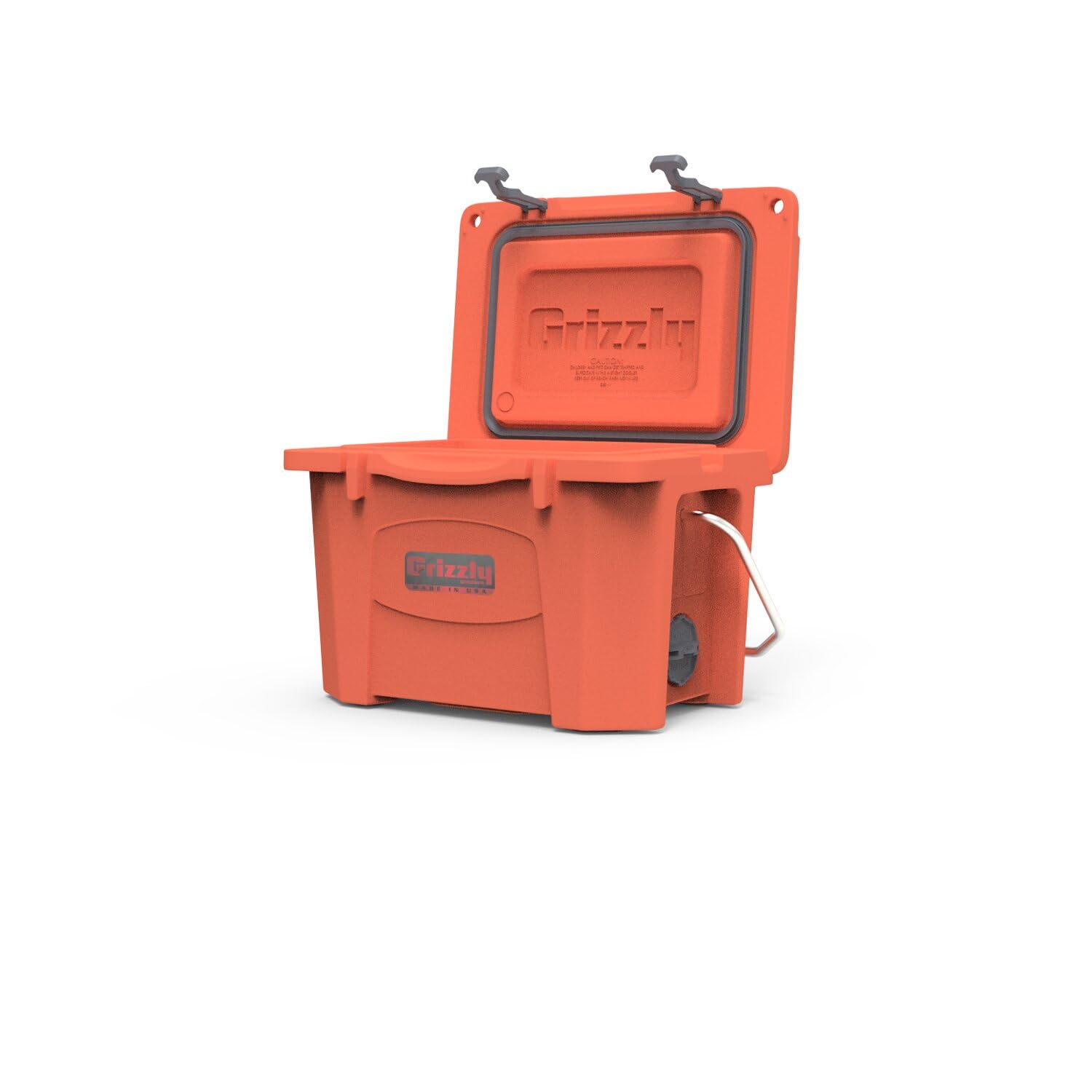 20 Cooler Grizzly, 20 qt Ice Chest Durable Rotomolded Insulated, Made in USA, Warranty for Life, for Beach Boat Camping Fishing Hunting, G20, Coral