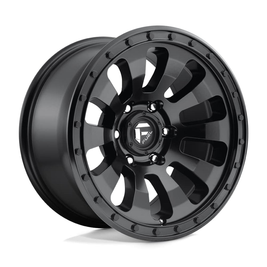 1PC Fuel D630 17X9 6X5.5 MT-BLK -12MM - D63017908345
