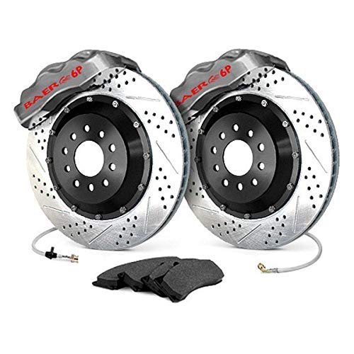 14" Pro+ Brake Sys Rr Slvr Baer Brakes 94-96 Impala (4302487S)