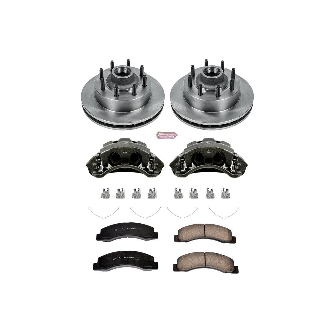 Power Stop 1-Click KCOE1893 Autospecialty Brake Kit with Calipers OE Replacement