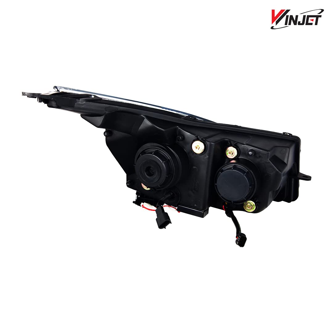 Winjet LED DRL Bar Projector Headlights Compatible with Chevrolet [2011 2012 2013 2014 2015 Cruze] [2016 Cruze]