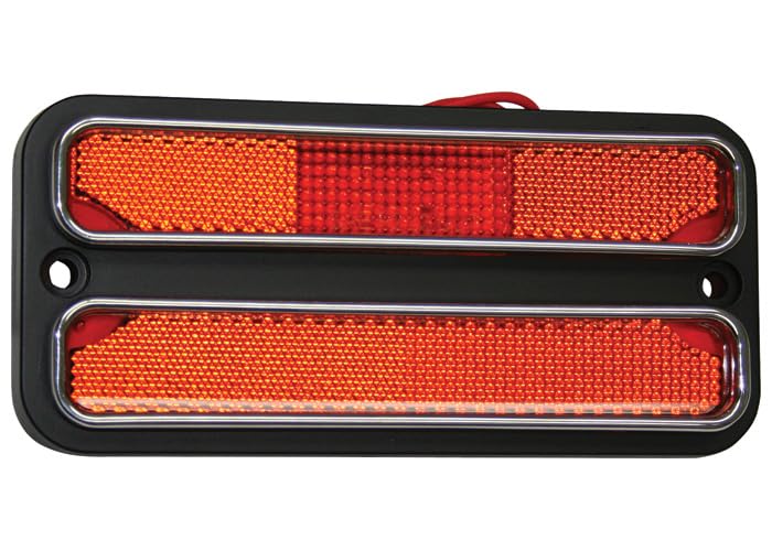 Front Side Marker Light Brothers Trucks SMLD72A - Deluxe - Amber - LED - Each
