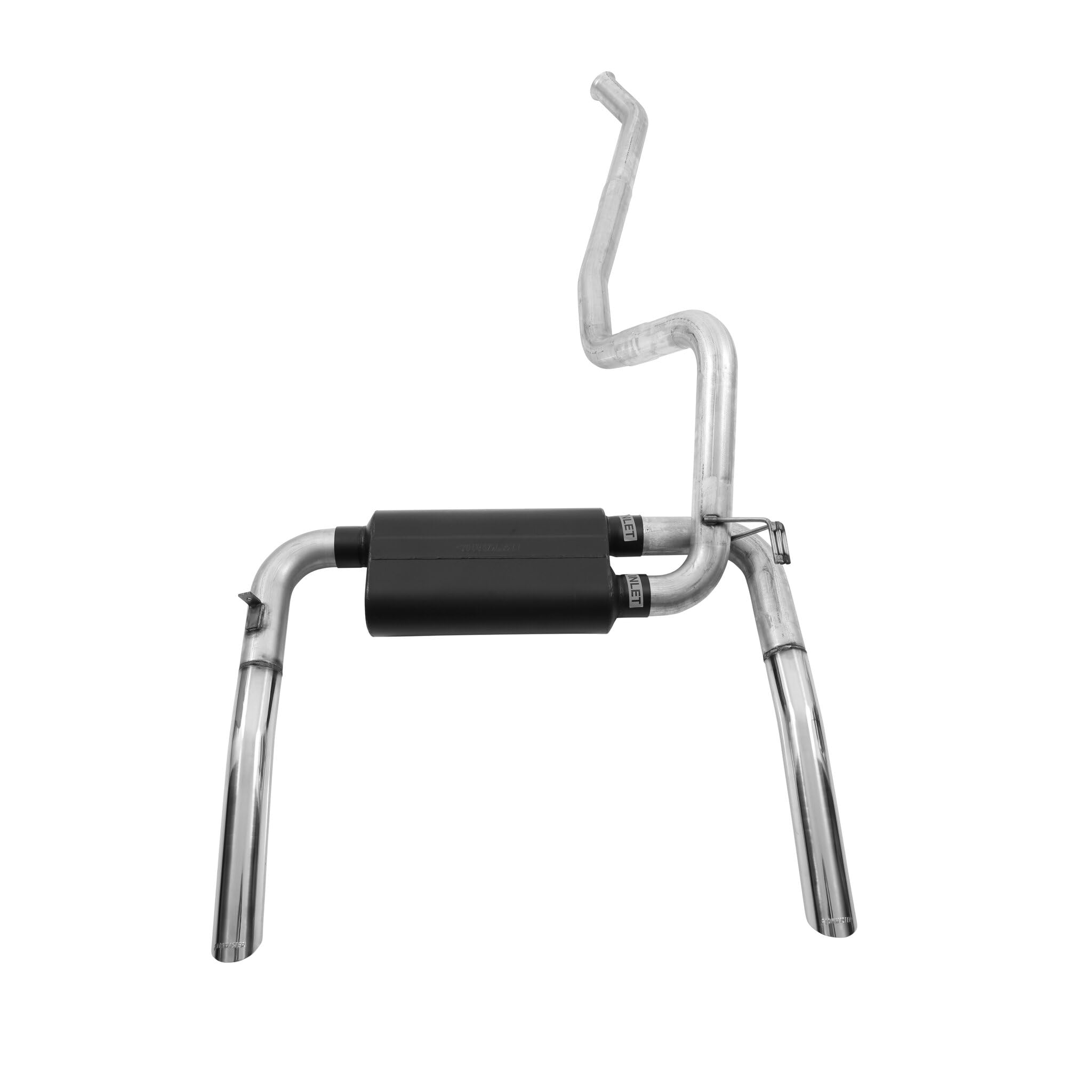American Thunder Flowmaster 17233 Cat-Back Exhaust Kit 3 Inch Aluminized Steel Polished 304 Stainless Tips Compatible with 1986-1991 Chevy Camaro Pontiac Firebird V8 3 inch Flanged Converter