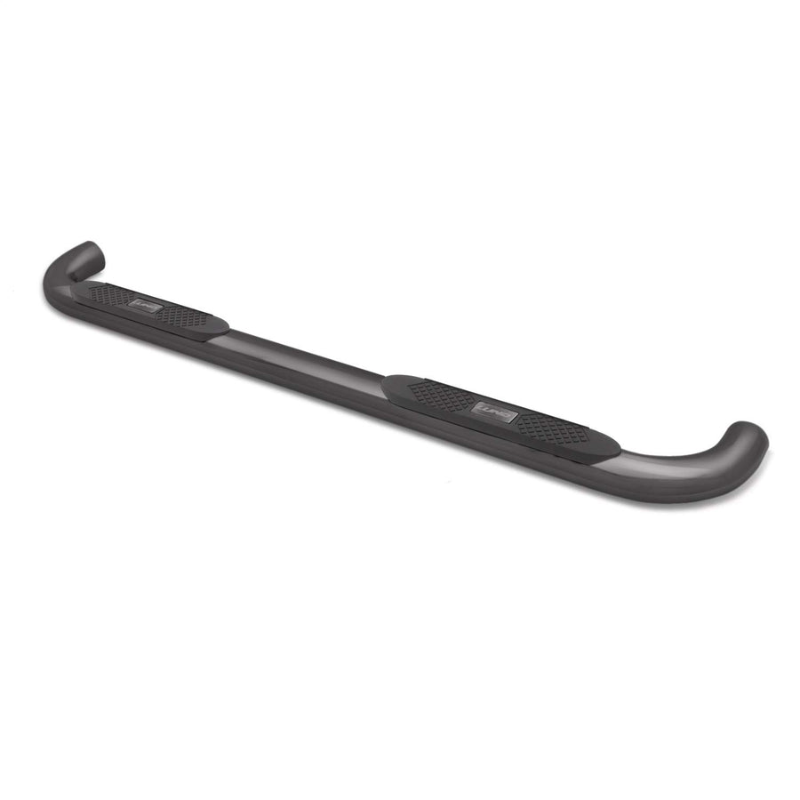 Lund 4" Oval Curved Black Steel Nerf Bars for 2019 Silverado 1500 Crew Cab